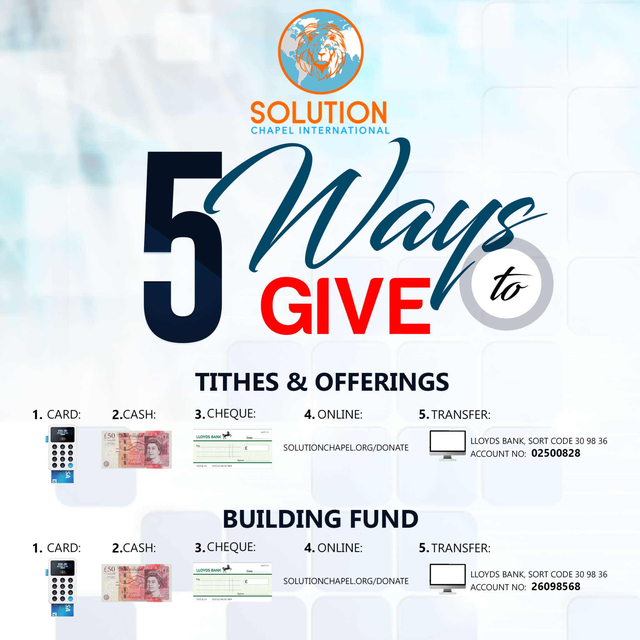 5 Ways To Give