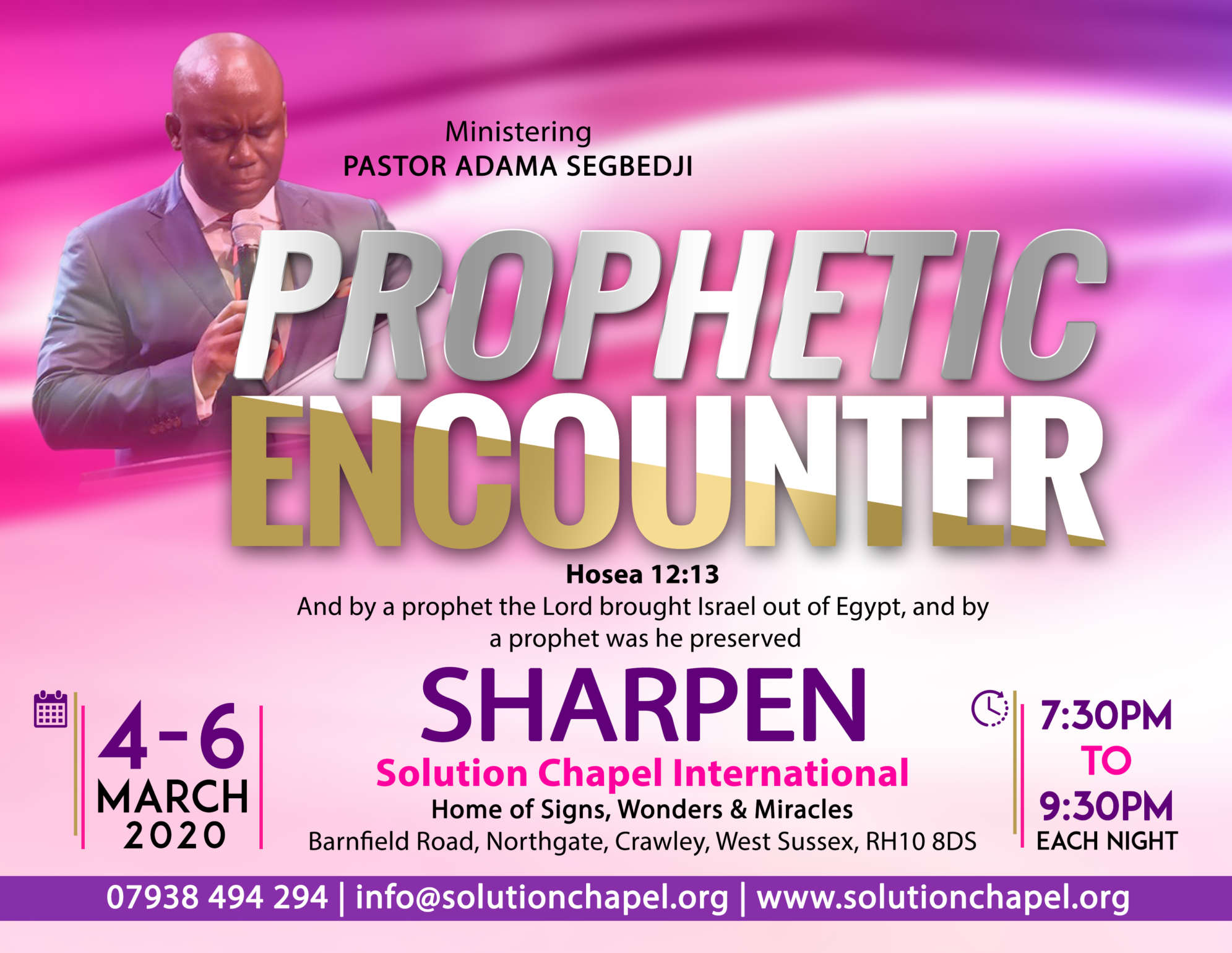 "MARCH PROPHETIC ENCOUNTER"