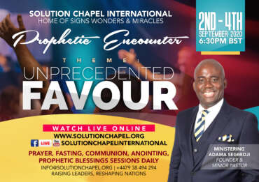 Prophetic Encounter | Unprecedented Favour