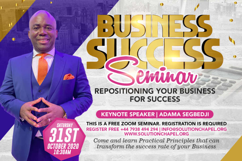 "Business Success Seminar"