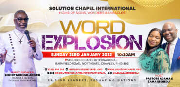 2022 Word Explosion at Solution Chapel International Crawley
