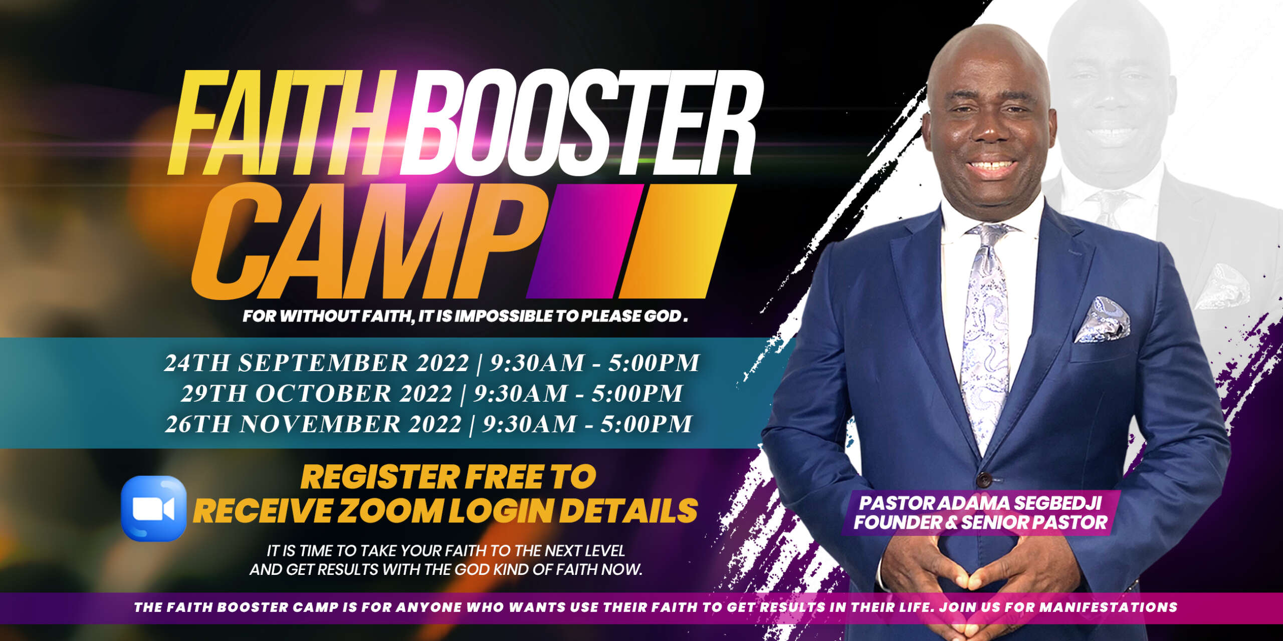 "Faith Booster Camp"