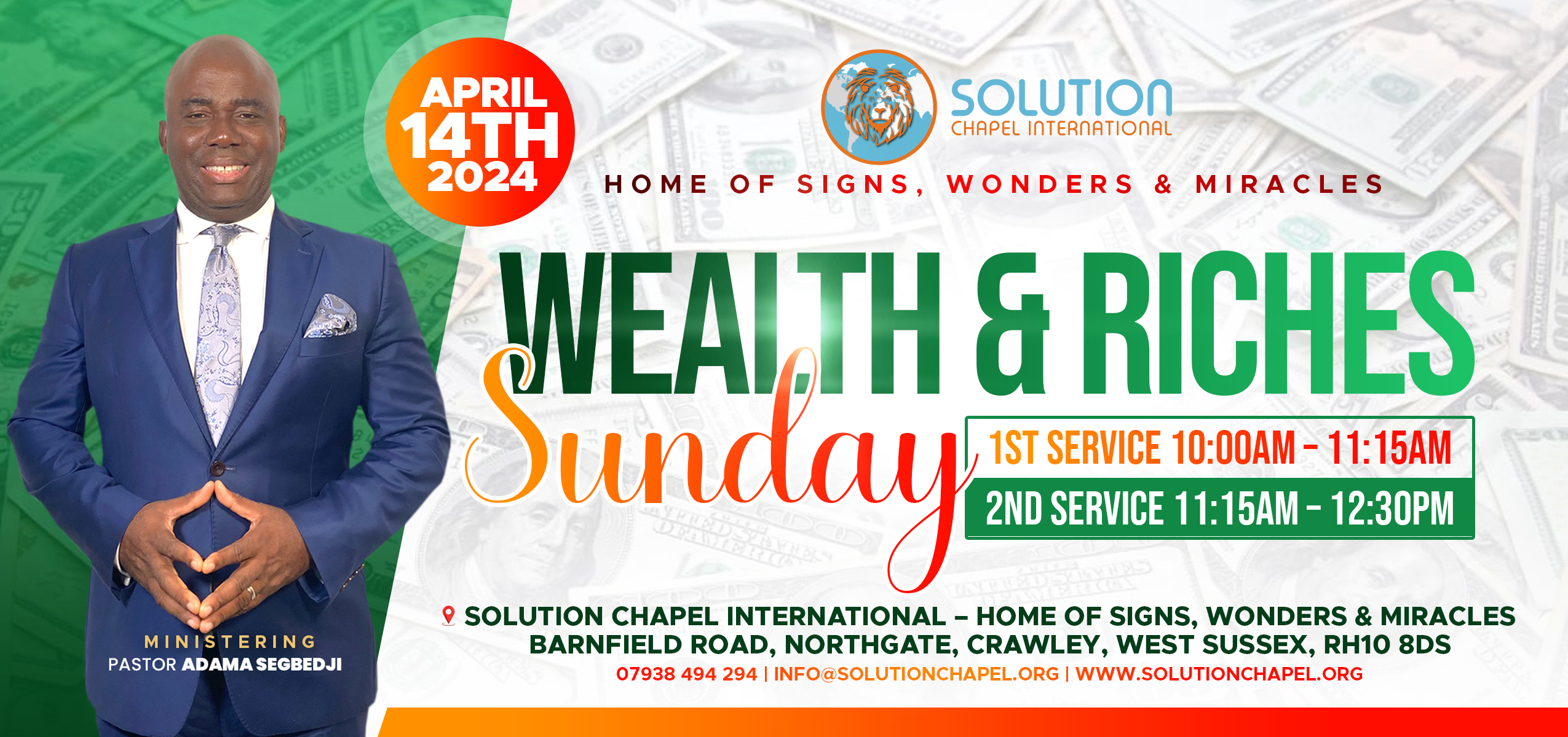 "WEALTH & RICHES SUNDAY"