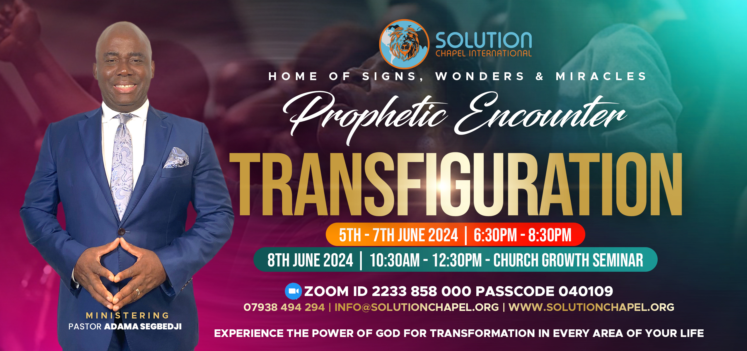 "PROPHETIC ENCOUNTER | TRANSFIGURATION"