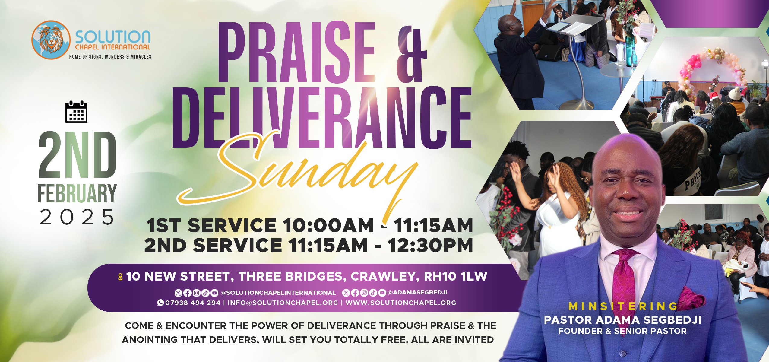 PRAISE & DELIVERANCE SUNDAY