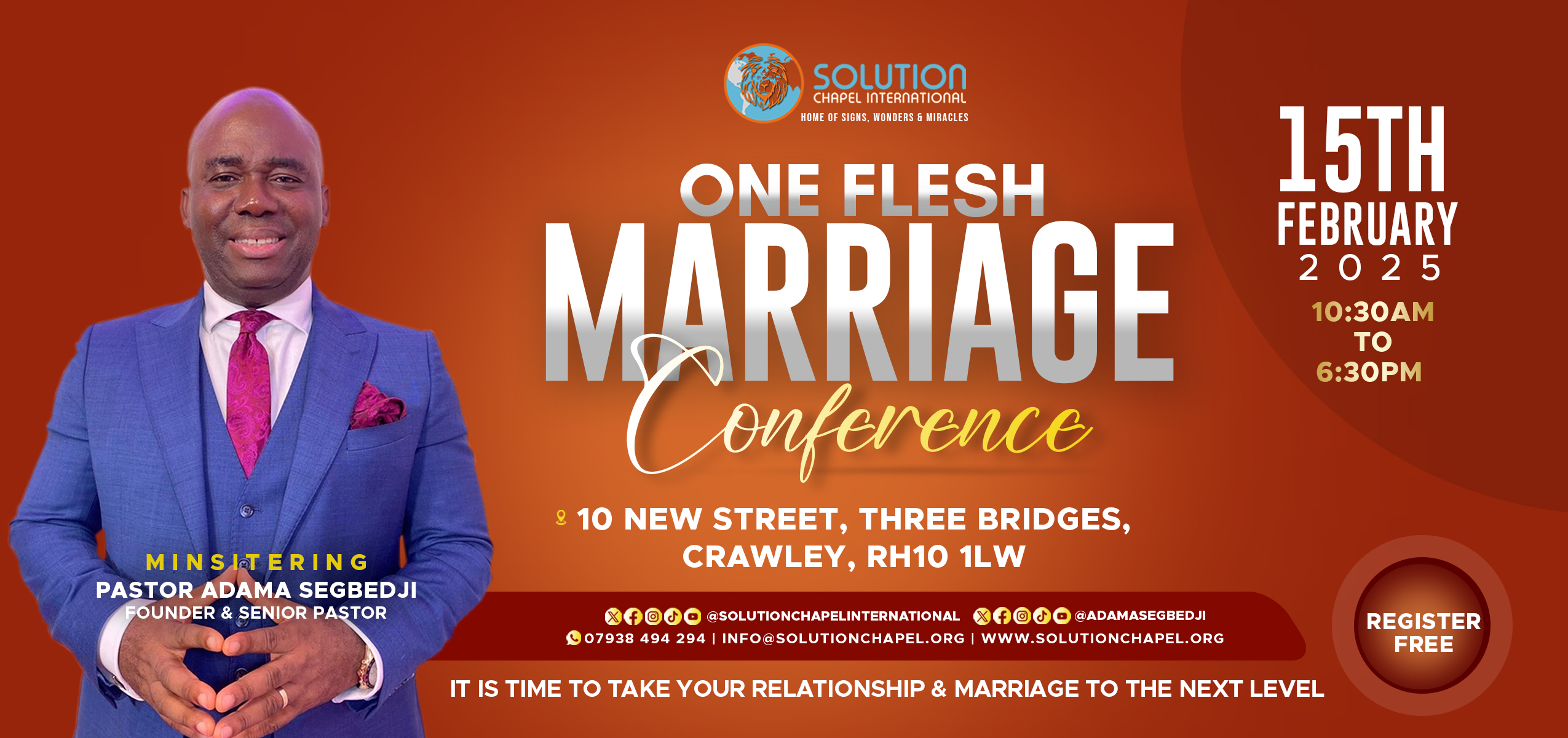 ONE FLESH MARRIAGE CONFERENCE