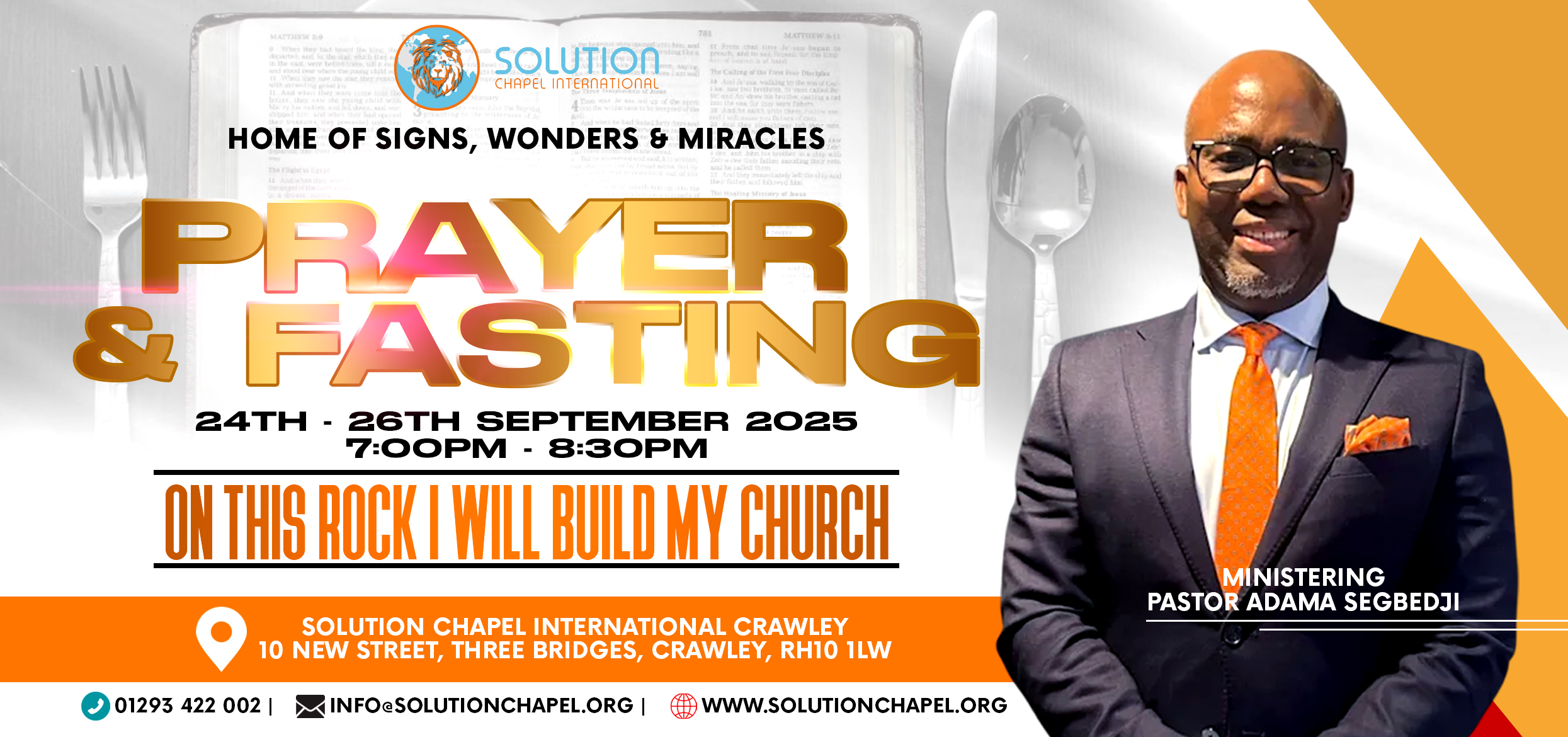 September Prayer & Fasting "September Prayer & Fasting"