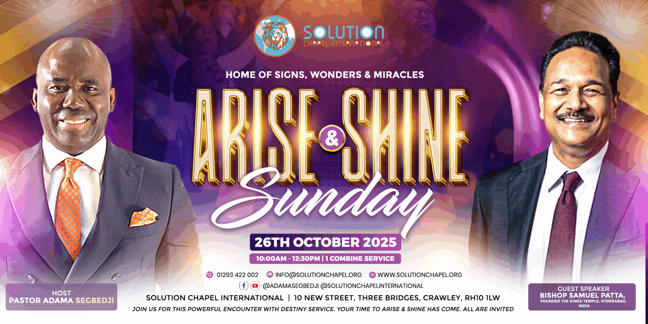 "Arise & Shine Sunday"