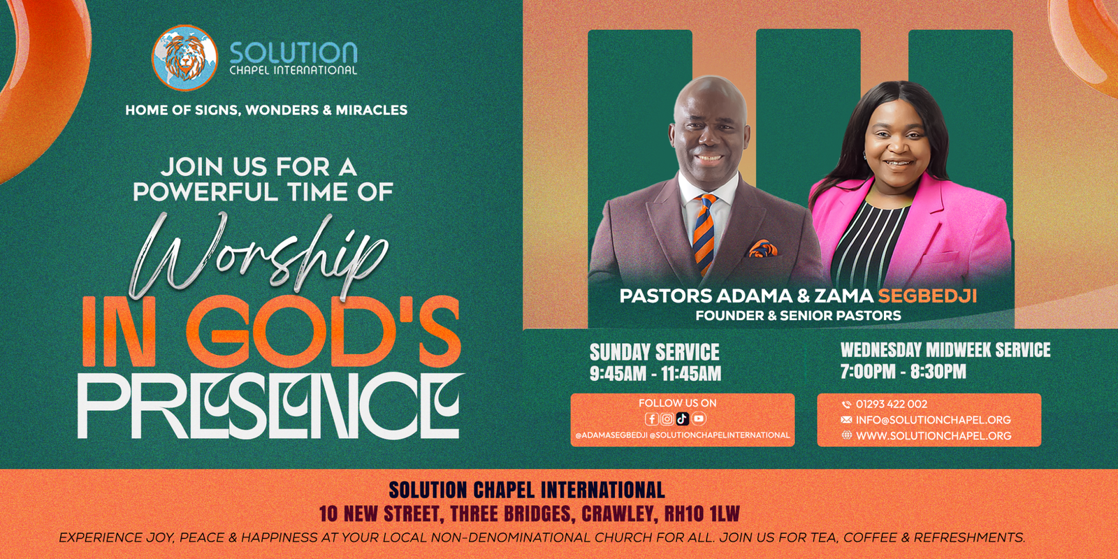 Join us for Tea, Coffee & Refreshments