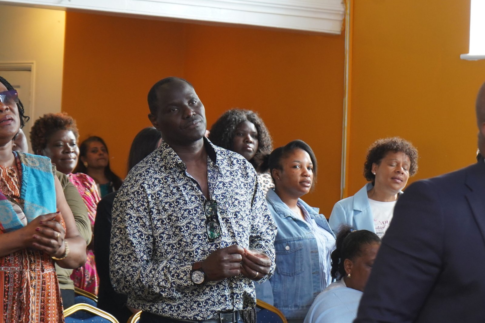 Pentecostal worship at Solution Chapel International in Crawley