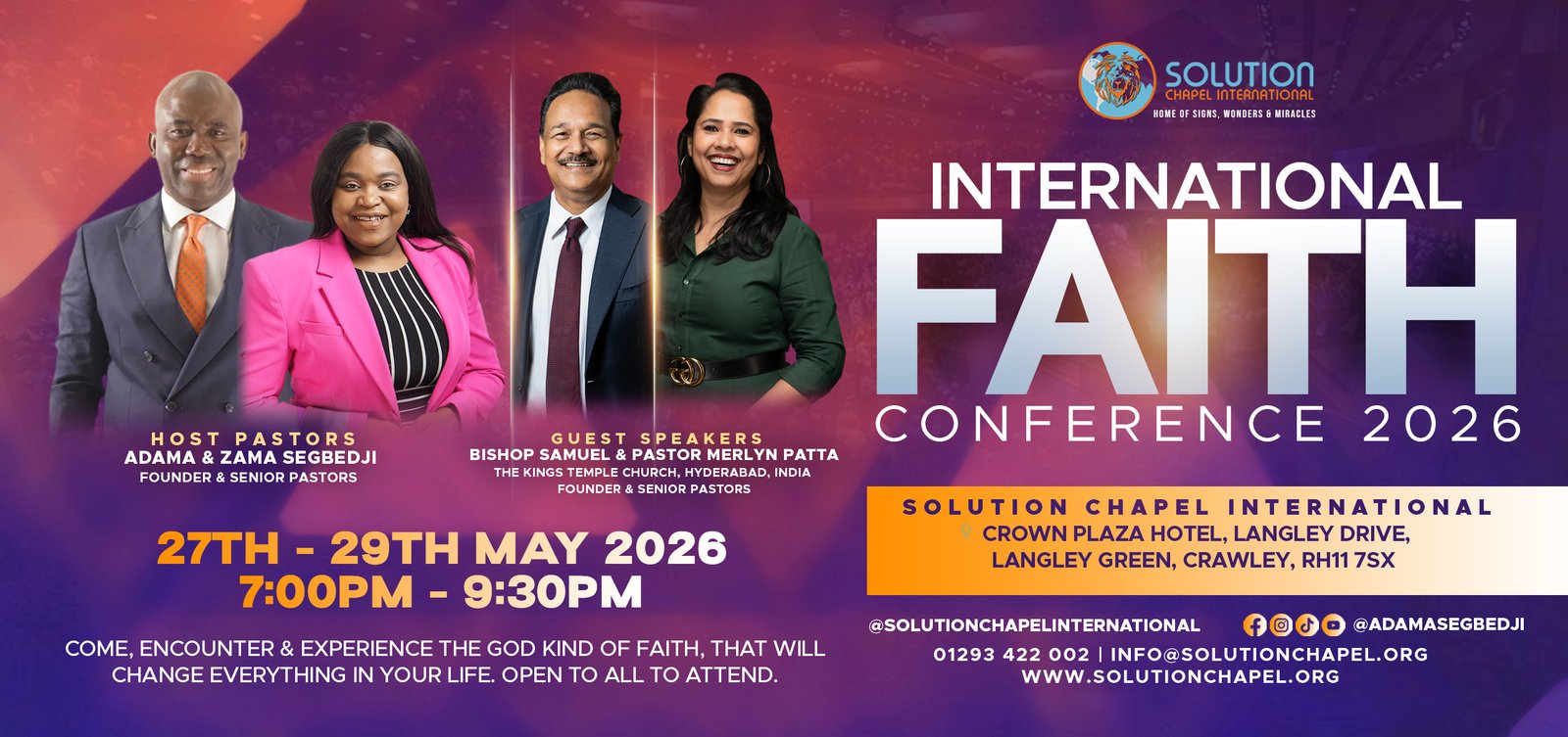 "INTERNATIONAL FAIITH CONFERENCEE 2026"