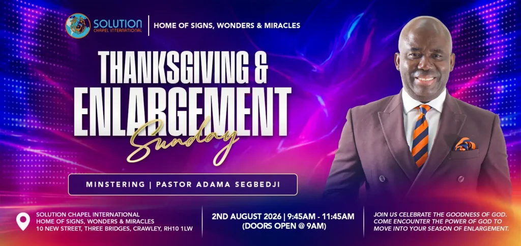 Thanksgiving & Enlargement Sunday