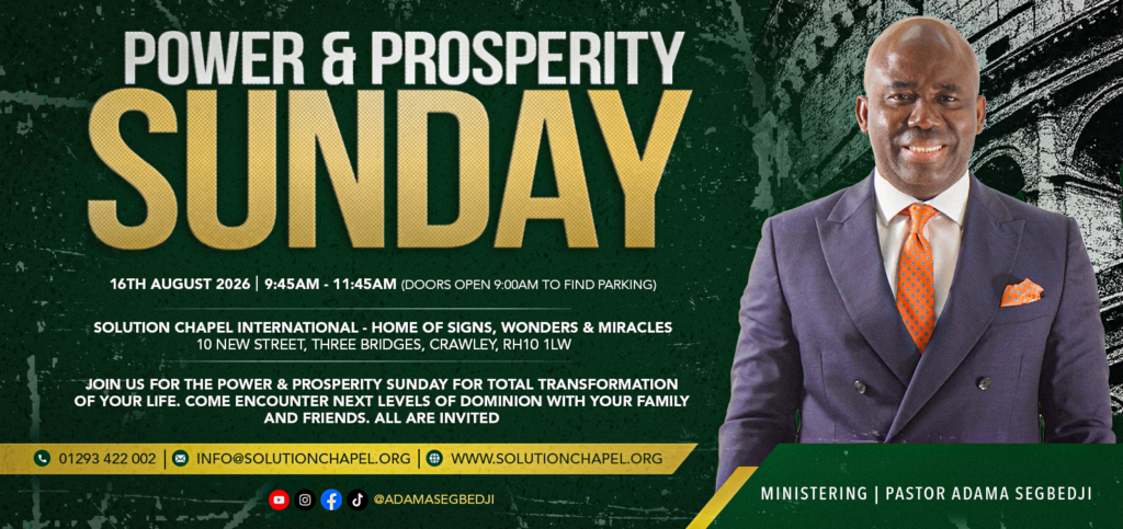 Power & Prosperity Sunday